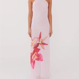 Blossom Hearts Maxi Dress - Pink Peo